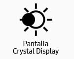 Pantalla Crystal display